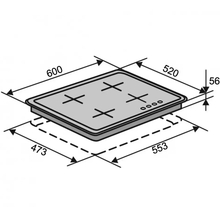 Варочная поверхность VENTOLUX HG K7 CS (BG/BK)