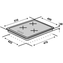 Варильна поверхня VENTOLUX HG430 L7 CS (X)