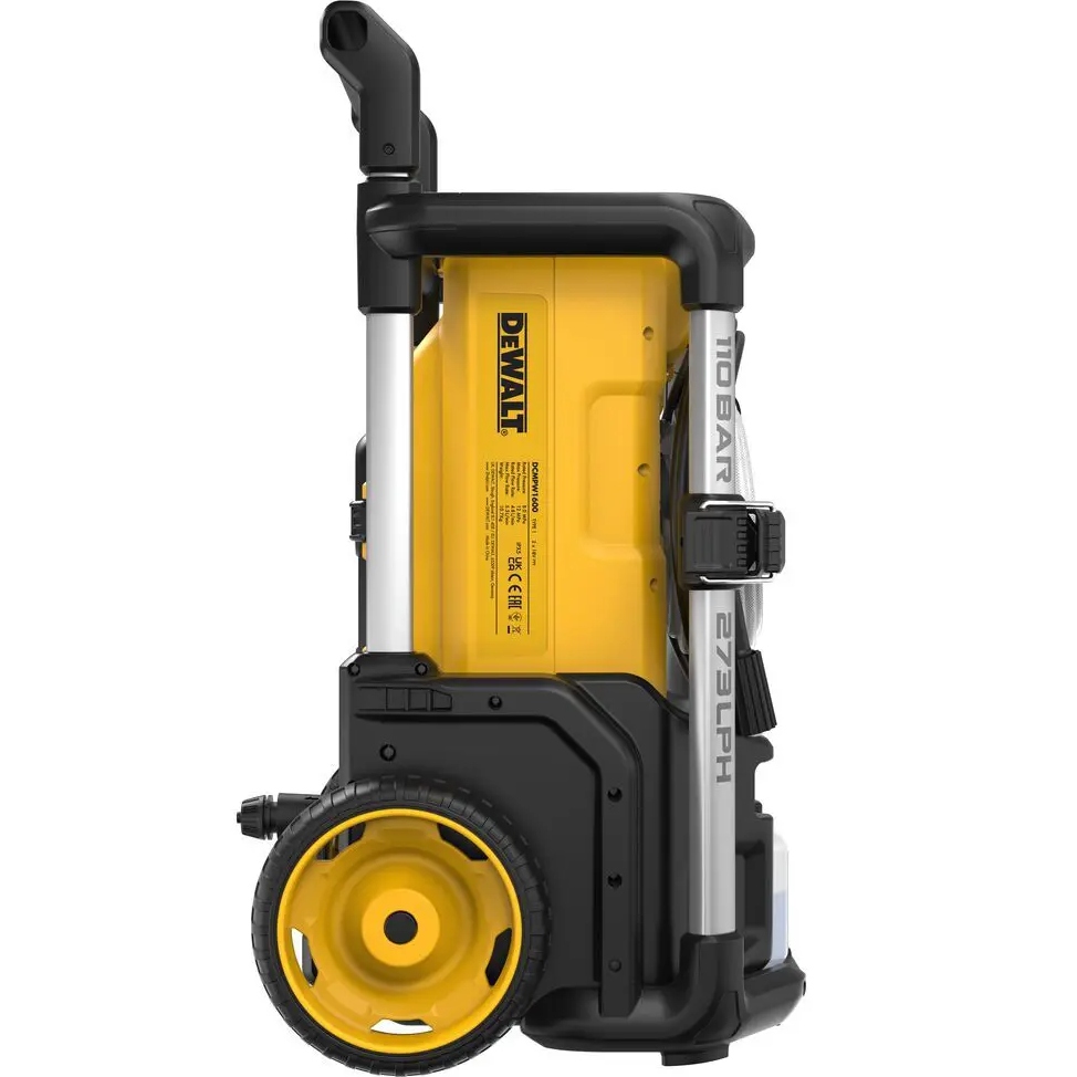 Минимойка DEWALT DCMPW1600N Максимальная температура на входе 50