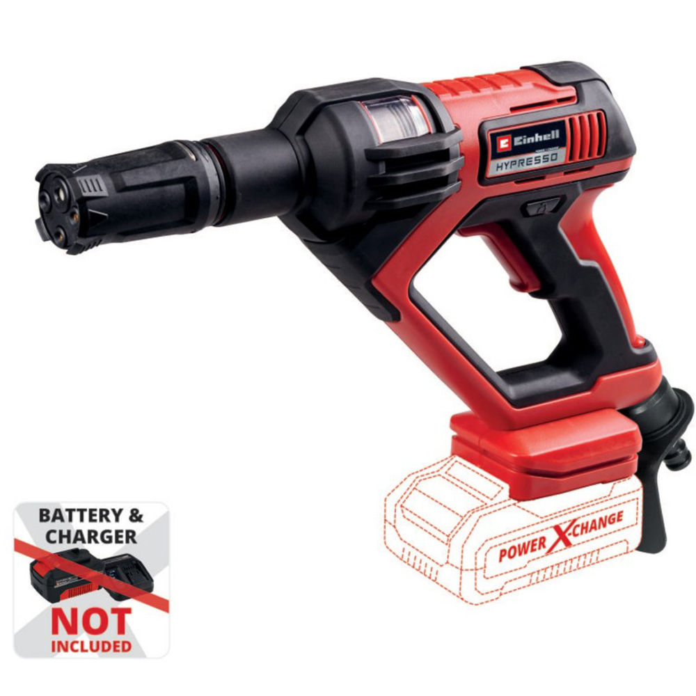 Минимойка EINHELL HYPRESSO 18/24-1 Li - Solo (4140135) без АКБ и ЗУ Насадки мойки насадка-пеногенератор