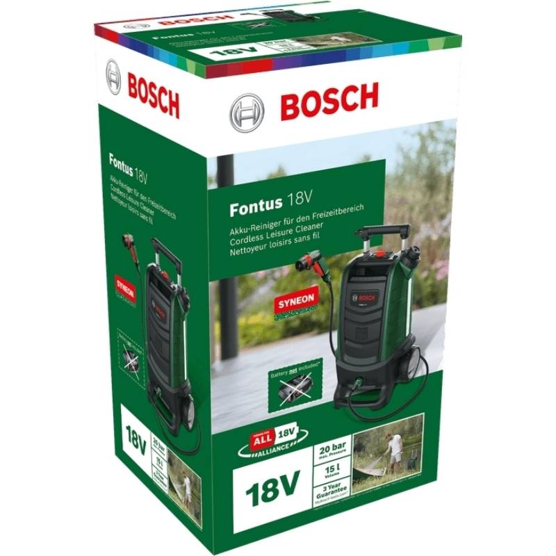 Минимойка BOSCH Fontus АКБ та ЗП (0.600.8B6.102) Особенности фильтр воды