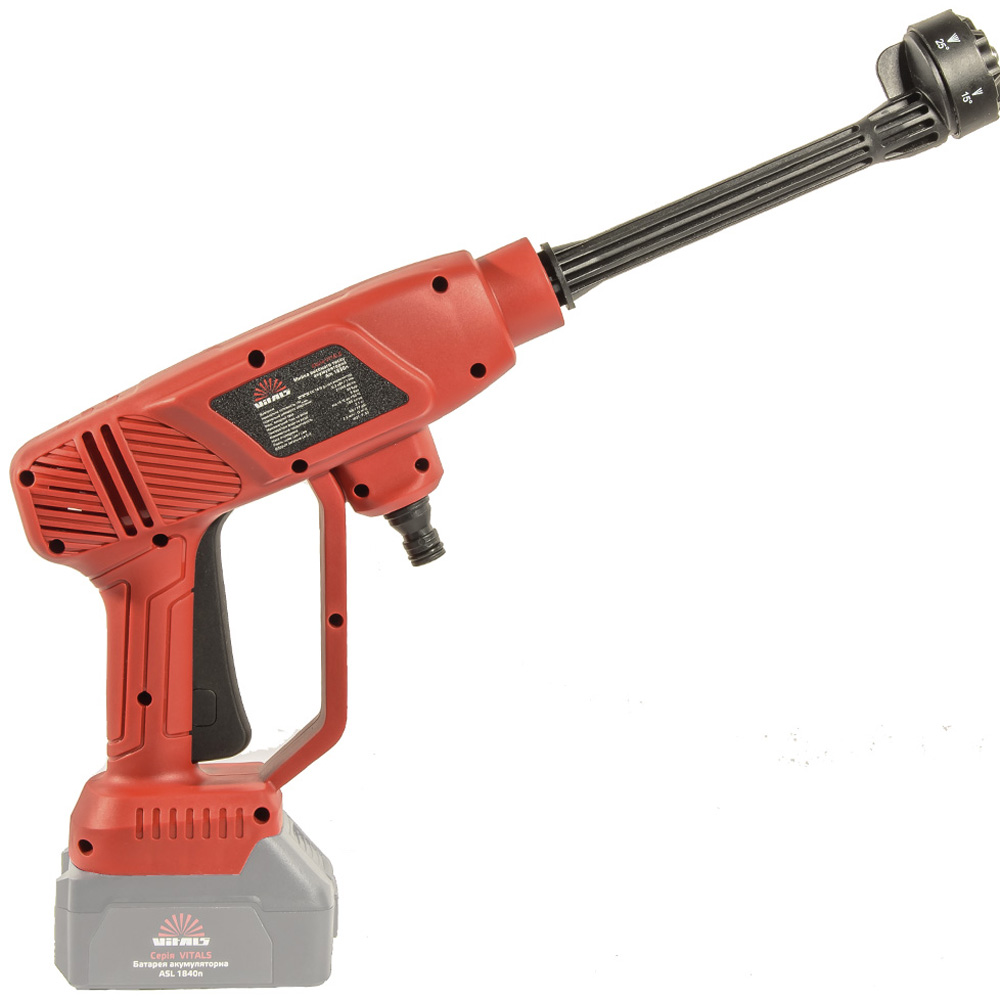Минимойка VITALS  Am 1830n Orange (227003) без АКБ и ЗУ Насадки мойки стандартная (пистолет)