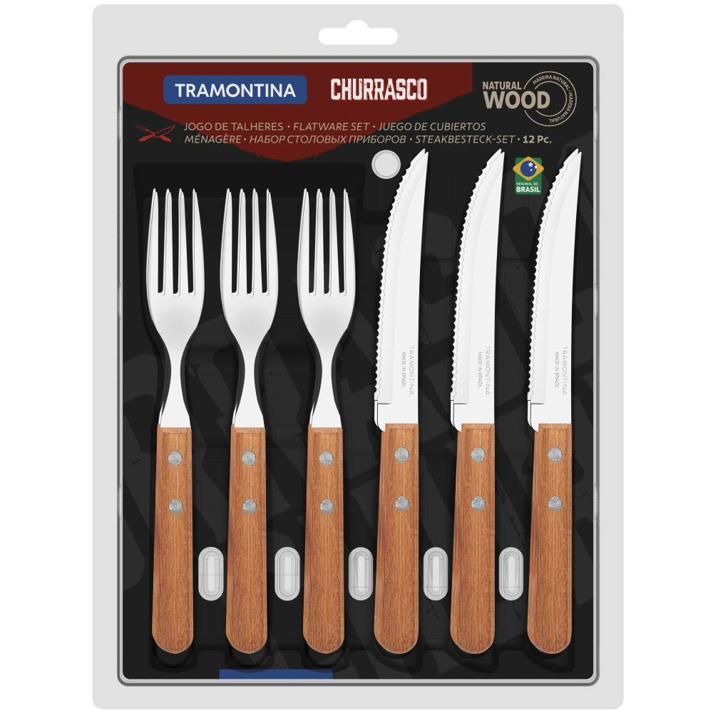 Набір приладів для гриля TRAMONTINA Barbecue (22399/030) Матеріал нержавіюча сталь