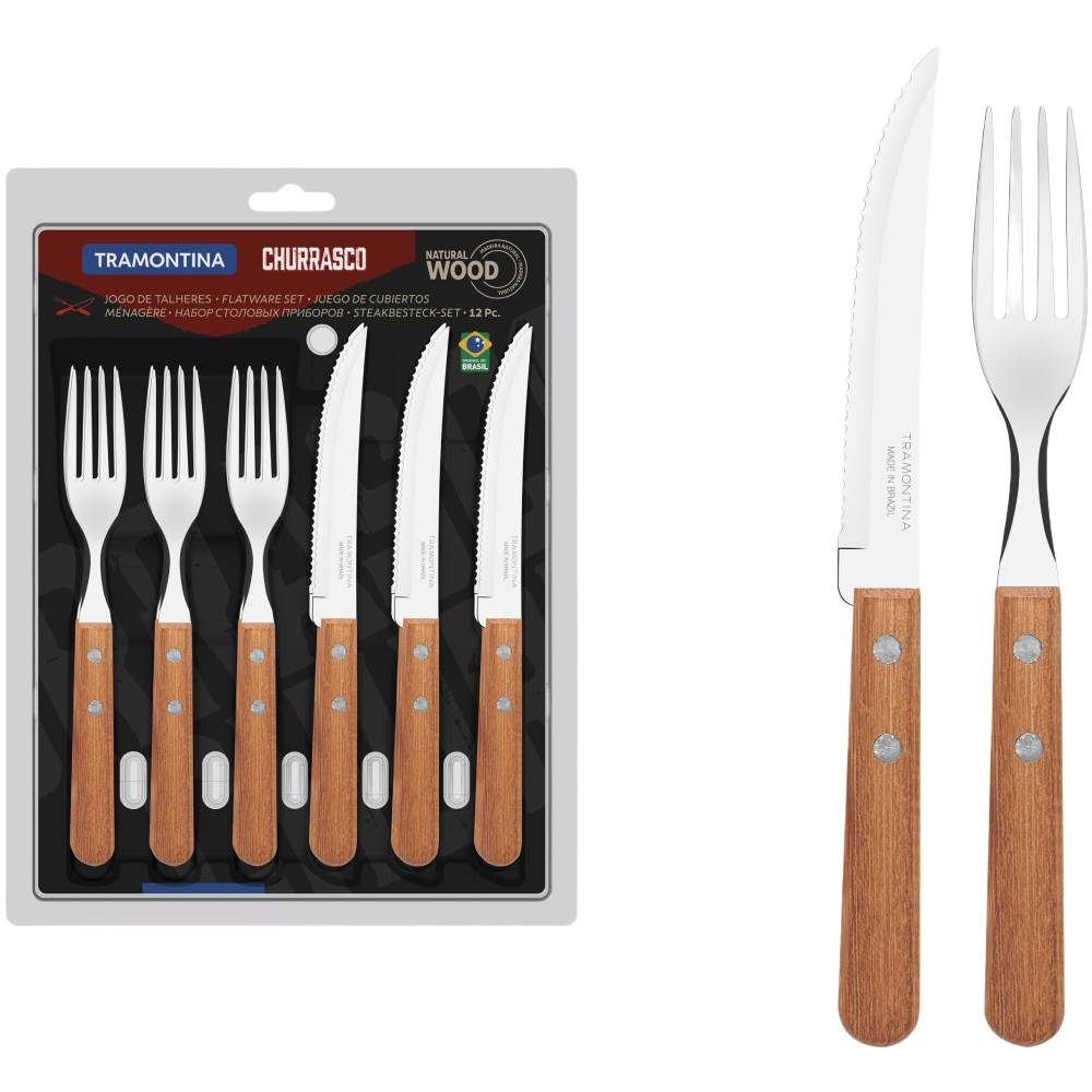 Набір приладів для гриля TRAMONTINA Barbecue (22399/030) Тип набір для барбекю