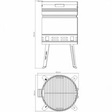 Вугільний гриль TRAMONTINA Barbecue (26500/006)