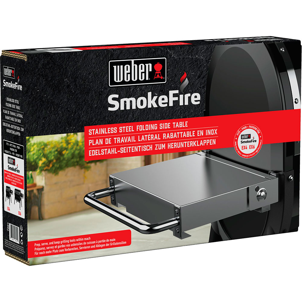 Боковой столик WEBER SmokeFire ЕХ4 (7001) Материал нержавеющая сталь