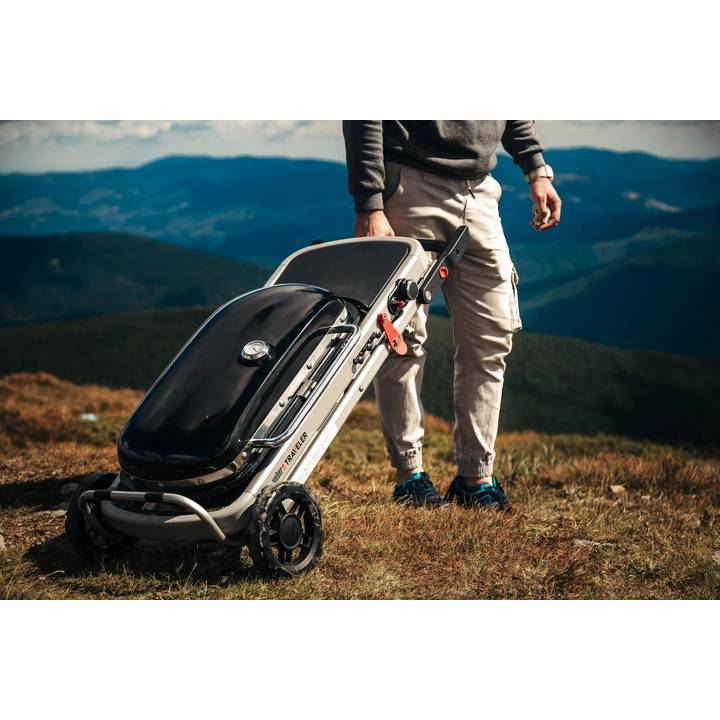 Внешний вид Гриль газовый WEBER Traveler LP Stealth черный (9013075)