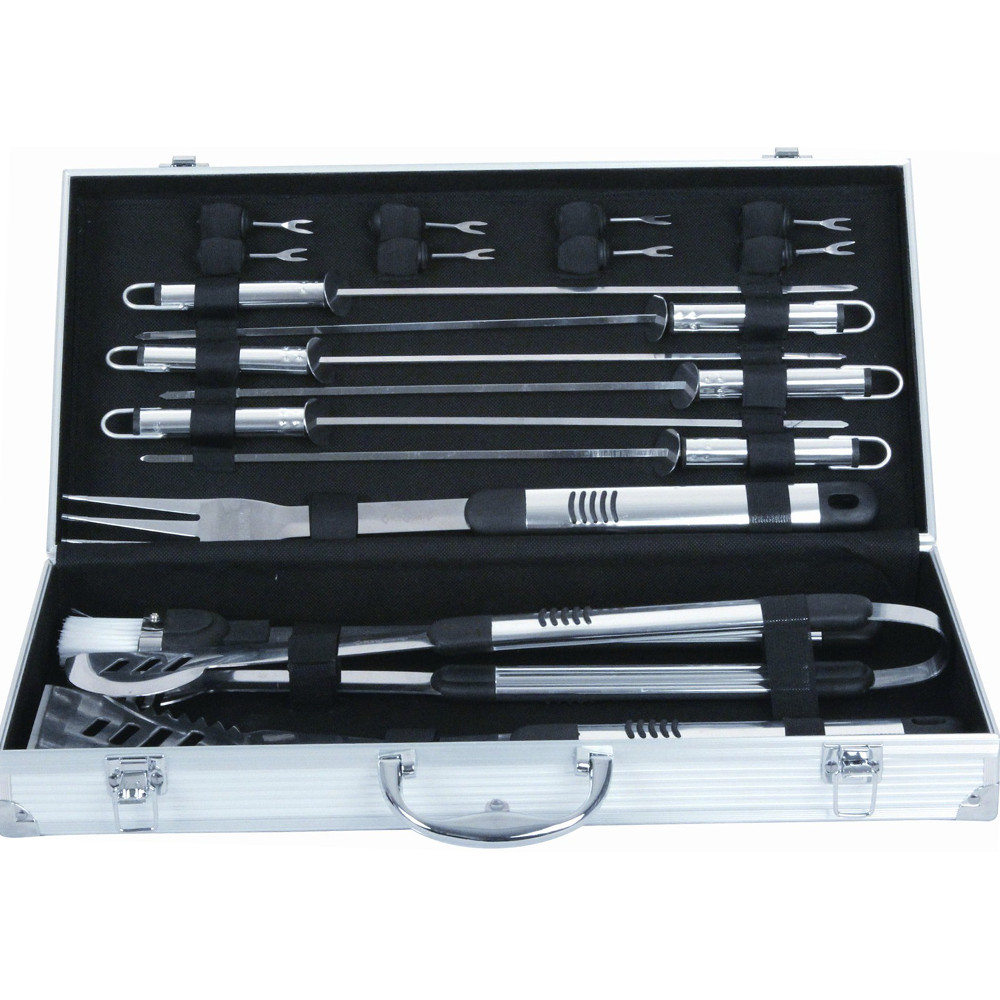 Набор для барбекю KINGCAMP BBQ tool set (KG2729) Silver