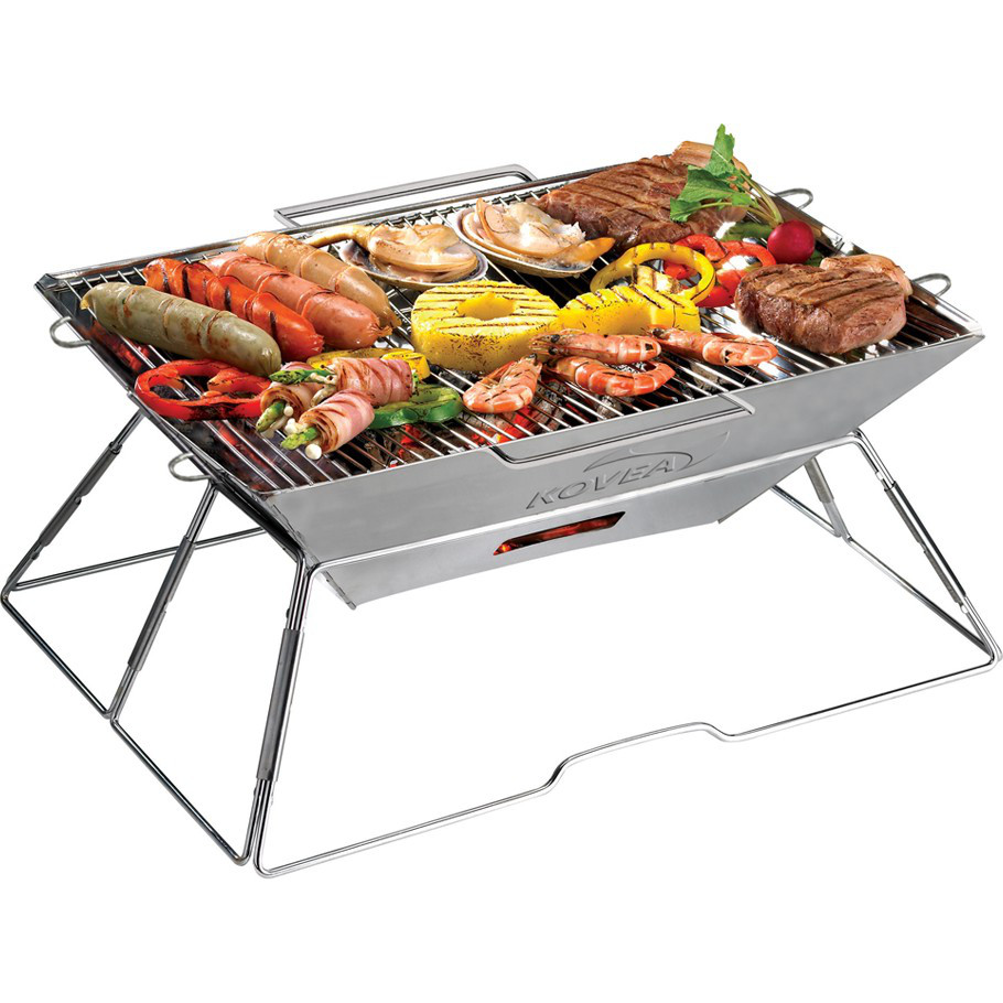 Гриль KOVEA Magic II Stainless BBQ KCG-0901 (8809361210361) Матеріал нержавіюча сталь