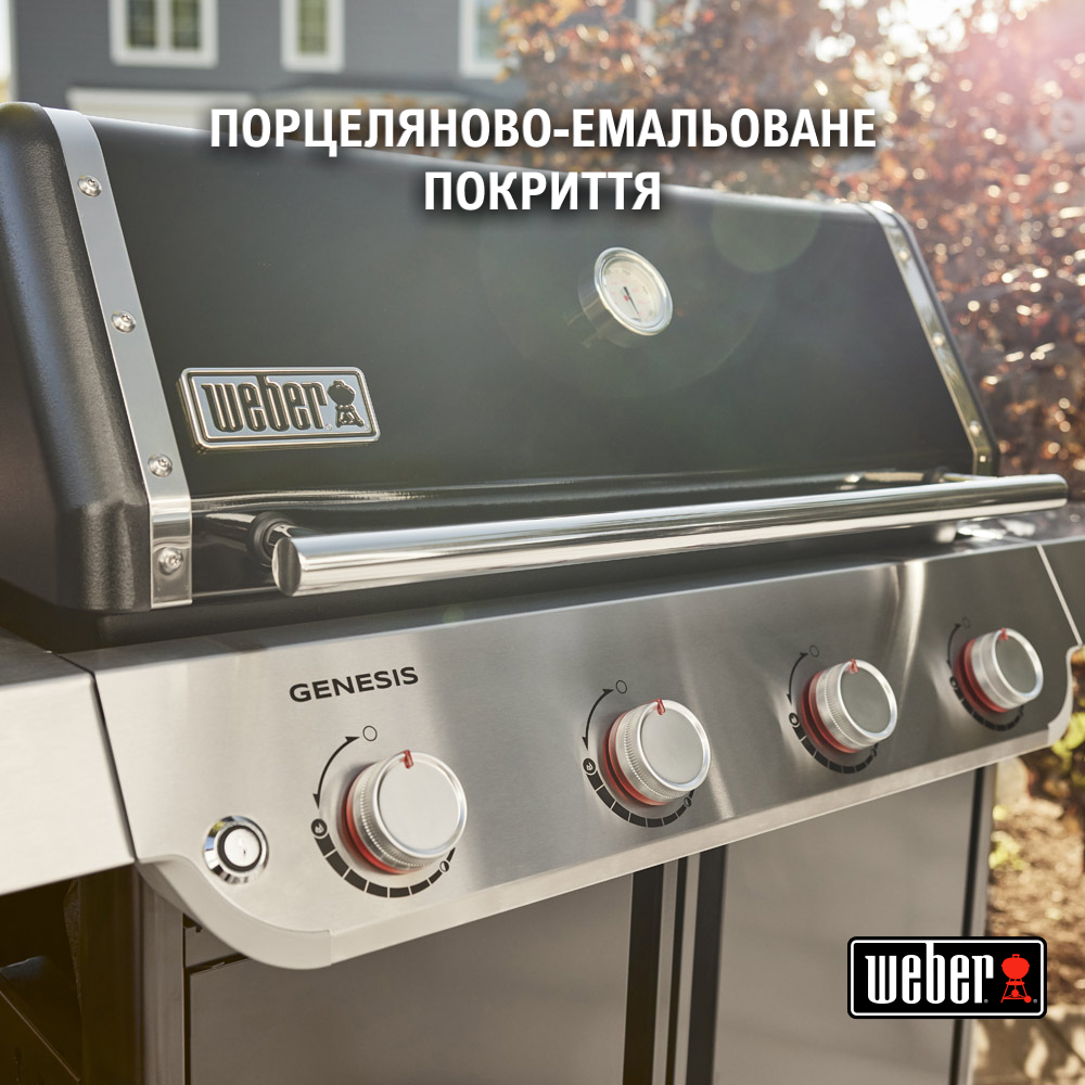 Гриль газовый WEBER Genesis E-415 Black (1500612) Тип топлива газовое