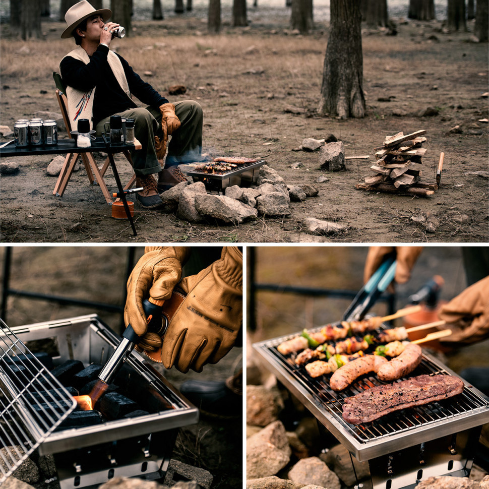 У Фокстрот Гриль-барбекю NATUREHIKE NH20CJ006 Picnic BBQ Grill (6927595767672)