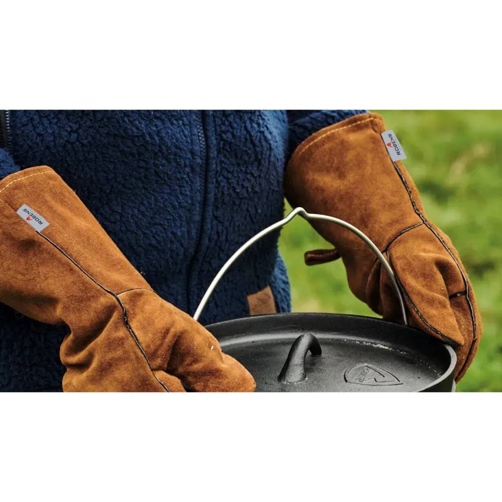 Рукавички ROBENS Fire Gloves Brown (690222) Додатково Матеріал: зовнішній шар: шкіра; підкладка: полікотон, 65% поліестер, 35% бавовна