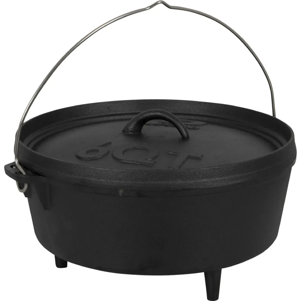 Казан BO-CAMP Dutch Oven Cast Iron 5 л Black (2122410) Казан BO-CAMP Dutch Oven Cast Iron 5 л Black (2122410)