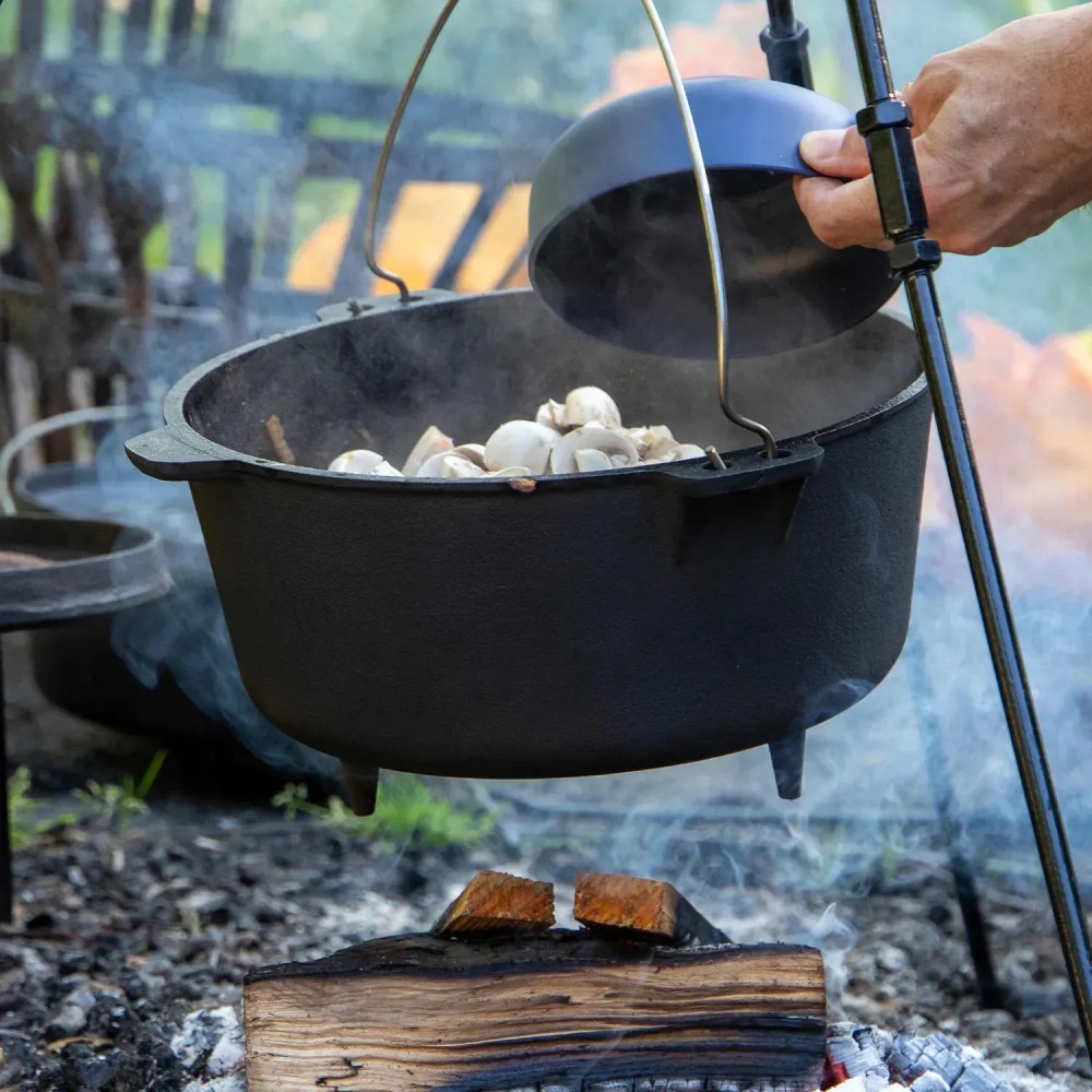 Казан BO-CAMP Dutch Oven Cast Iron 7.1 л Black (2122415) Казан BO-CAMP Dutch Oven Cast Iron 7.1 л Black (2122415) Возможность копчения False