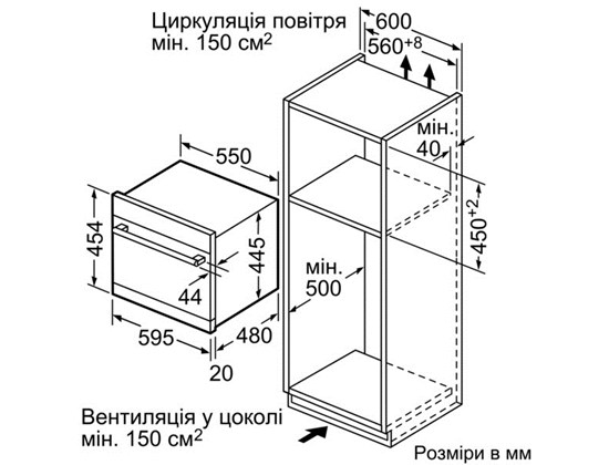 Вбудована посудомийна машина Bosch SKE52M55 EU Ширина 60