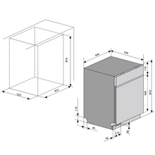 Вбудована посудомийна машина VENTOLUX DW 4509 4M NA