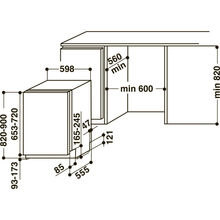 Встраиваемая посудомоечная машина HOTPOINT ARISTON HIO3C16W