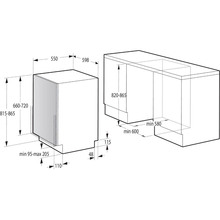 Встраиваемая посудомоечная машина GORENJE GV 620 E10 (WQP12-7711R)