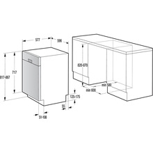 Вбудована посудомийна машина GORENJE GF63C (DW30.1)