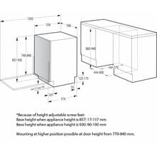 Вбудована посудомийна машина GORENJE GV 671 C 60 XXL (DW30.1)