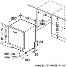 Вбудована посудомийна машина BOSCH SMH6ZCX40K