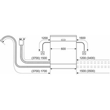 Встраиваемая посудомоечная машина BOSCH SMV4HVX00K