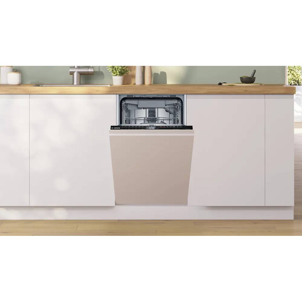 Встраиваемая посудомоечная машина BOSCH SPV4HMX14Q Особенности индикация времени до окончания мойки