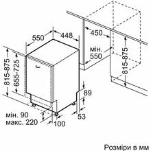 Встраиваемая посудомоечная машина BOSCH SPV4HMX14Q