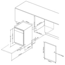 Встраиваемая посудомоечная машина MIDEA MID45S340i-C (6939962628783)
