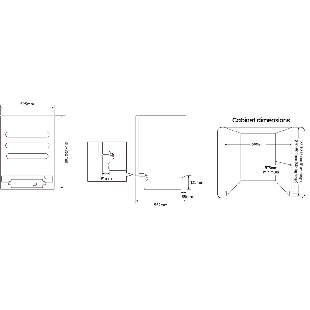 Фото 26 Встраиваемая посудомоечная машина SAMSUNG DW60DG760B00U1
