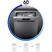 Встраиваемая посудомоечная машина SAMSUNG DW60M6070IB/UA