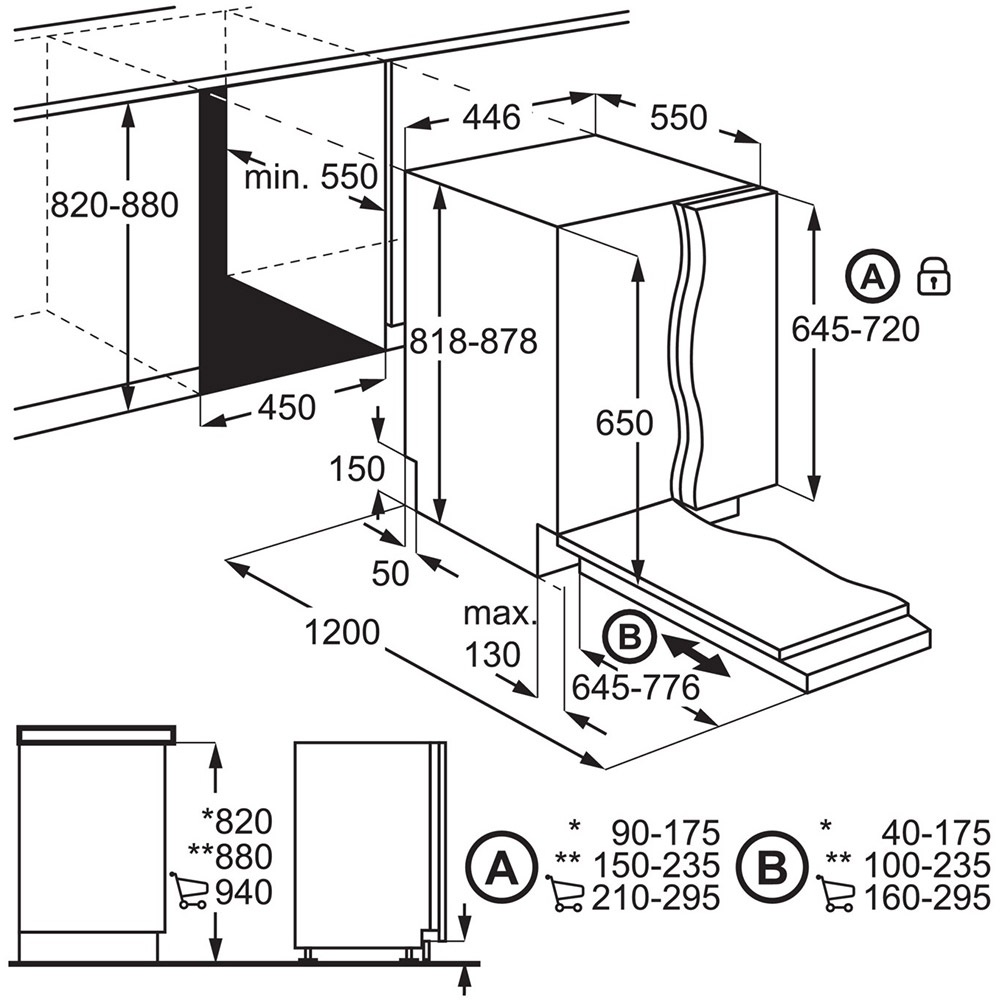 Вбудована посудомийна машина Electrolux KEMB3301L Фото 16 Вбудована посудомийна машина Electrolux KEMB3301L