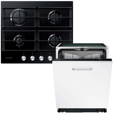 Комплект SAMSUNG посудомийна машина DW60M6070IB/UA + газова варильна поверхня NA64H3000AK/WT