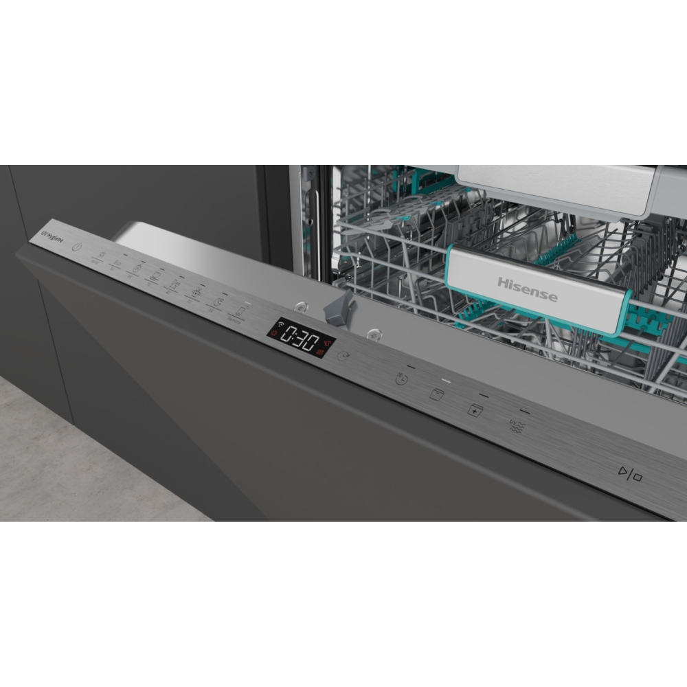 Вбудована посудомийна машина HISENSE HV693A65UVAD (DW50.2) Тип сушіння SelfDry (автовідкриття дверцят)