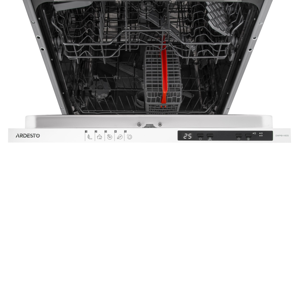 Вбудована посудомийна машина ARDESTO DWMB-V605 White Ширина 60