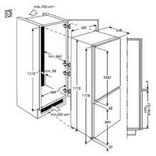 Встраиваемый холодильник ZANUSSI ZBB28650SA