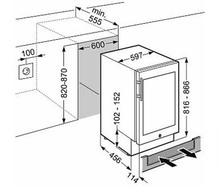 Вбудована винна шафа LIEBHERR UWKes 1752