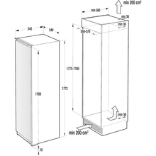 Встраиваемый холодильник GORENJE RI 2181 A1 (728401)