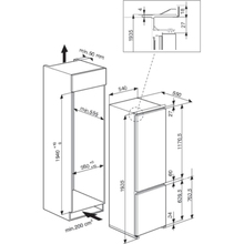 Вбудований холодильник HOTPOINT ARISTON BCB 80201 AA F C 03