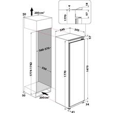 Встраиваемый холодильник WHIRLPOOL ARG 18082A++