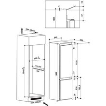 Встраиваемый холодильник WHIRLPOOL ART9814/A+SF