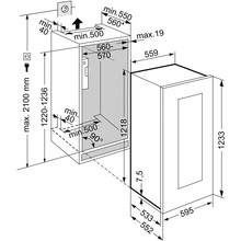 Вбудований винний шафа LIEBHERR EWTgb 2383
