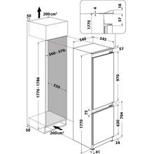 Встраиваемый холодильник HOTPOINT ARISTON HAC18T311