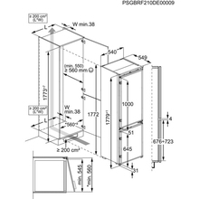 Вбудований холодильник ELECTROLUX RNG7TE18S