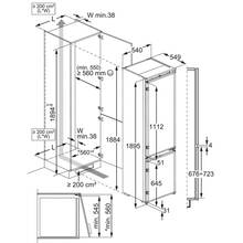 Встраиваемый холодильник ELECTROLUX RNT6TE19S