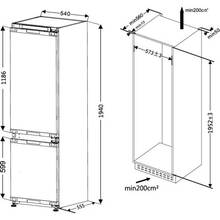 Встраиваемый холодильник MPM MPM-310-FFI-21/E