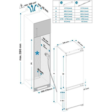 Вбудований холодильник VENTOLUX BRF 177-233MTNF