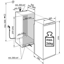 Встраиваемый холодильник LIEBHERR IRBAc 5190