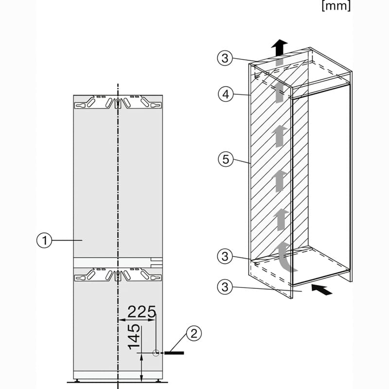 Внешний вид Встраиваемый холодильник MIELE KFN 7744 D
