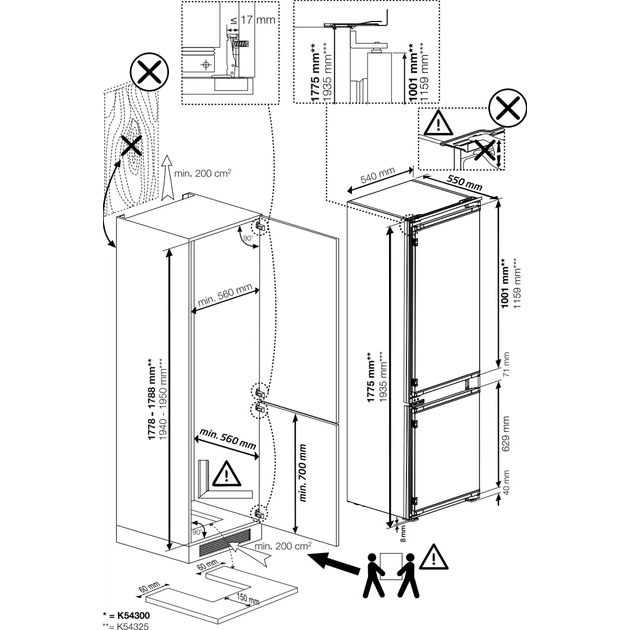 В Украине Встраиваемый холодильник BEKO B5BCNA325HS
